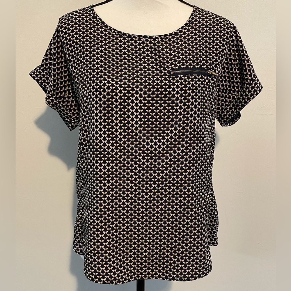 Tiny Butterfly Printed Blouse